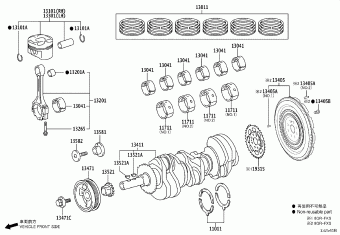 LEXUS LS500/500H/350 GSF50L-AEUGHV GSF50,GVF50,VXFA50