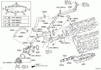 LEXUS LS460/460L USF41L-AEZGKV USF4#