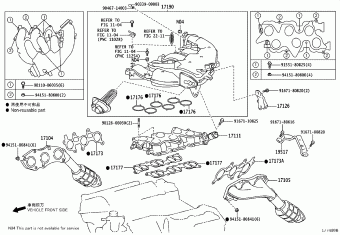 LEXUS GS SERIES GRL11R-BETQH ARL10,AWL10,GRL1#,GWL10
