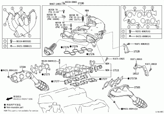 LEXUS IS SERIES GSE35L-AETLHA ASE30,GSE3#,USE30