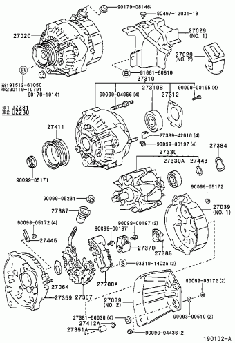LEXUS SC300/400 JZZ31L-ACMVFA UZZ30,JZZ31