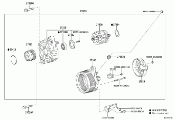 LEXUS ES2##/350/300H GSV60L-BETGKV ASV6#,AVV60,GSV60