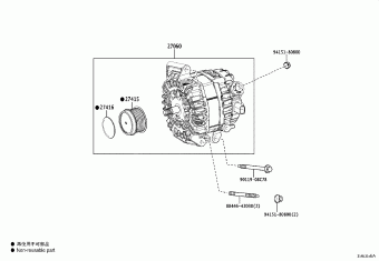 LEXUS RX SERIES TALA15L-AWZGTV AALH1#,SALA15,TALA1#,TALH17