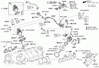 LEXUS LS460/460L USF41L-AEZGHW USF4#