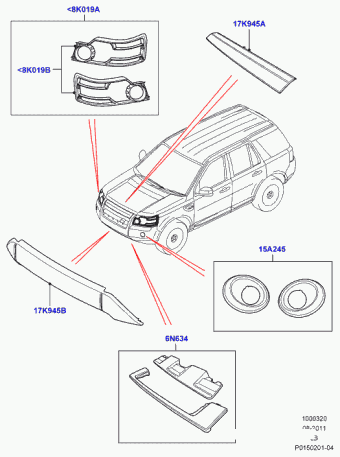 Freelander 2/LR2 (GCAT) 2006- 10.02.2010 Alaska White (909)