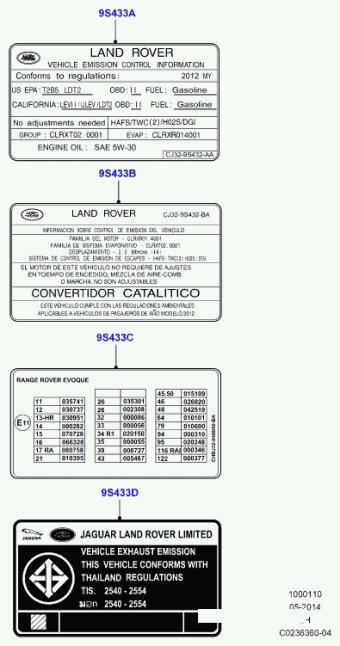 Range Rover Evoque (GCAT) 2012- 27.02.2012 DG12XXN