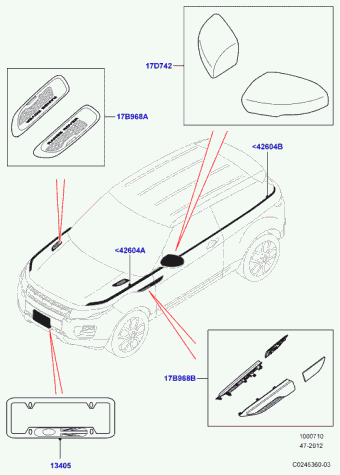Range Rover Evoque (GCAT) 2012- 27.02.2012 DG12XXN