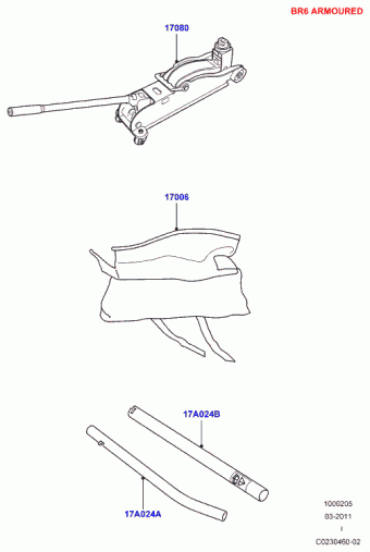 Range Rover (GCAT) 2002-2009 19.11.2003 Bleu Adriatique