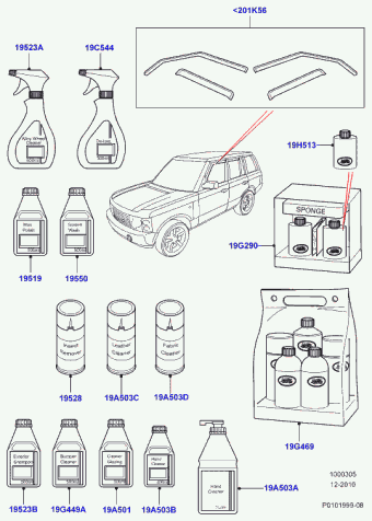Range Rover (GCAT) 2002-2009 19.11.2003 Bleu Adriatique