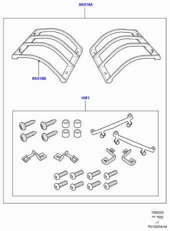 Range Rover (GCAT) 2002-2009 19.11.2003 Bleu Adriatique
