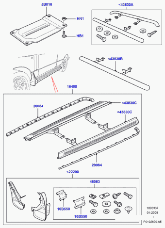 Range Rover (GCAT) 2002-2009 19.11.2003 Bleu Adriatique