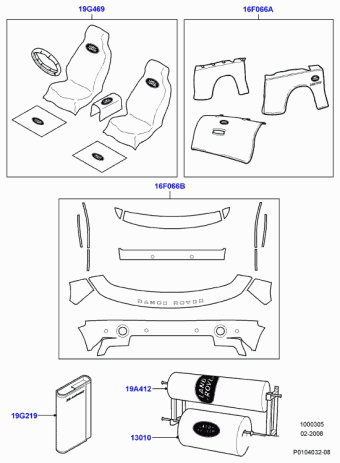 Range Rover (GCAT) 2002-2009 19.11.2003 Bleu Adriatique