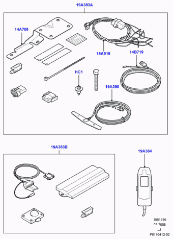 Range Rover (GCAT) 2002-2009 19.11.2003 Bleu Adriatique
