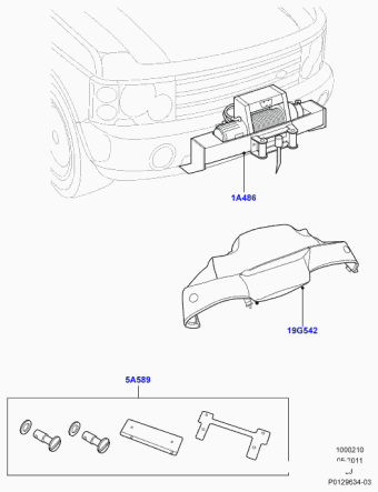 Range Rover (GCAT) 2002-2009 19.11.2003 Bleu Adriatique