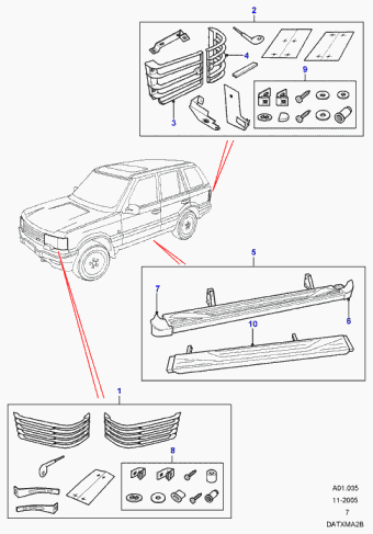 Range Rover MY1995-RunOut 1996 AAG001 - Solihull Plant Built