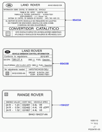Range Rover (GCAT) 2010-2012 14.10.2011 Jet/Jet Interior