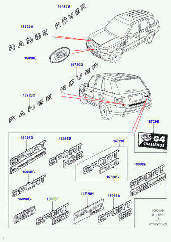 Range Rover Sport (GCAT) 2010-2013 09.06.2011 Fuji White (867)