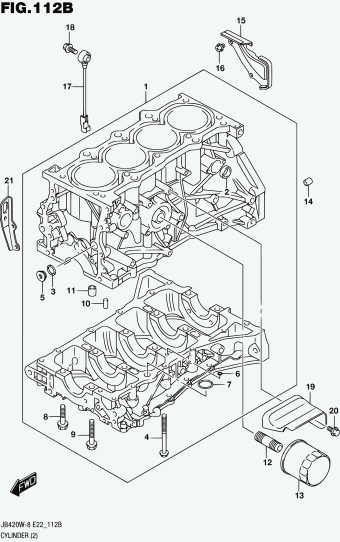 Grand Vitara JB424 JB424W-8 (E96)