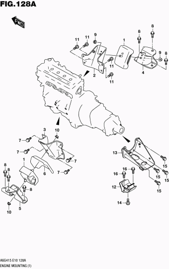 Jimny A6G415 A6G415 (E10,E85,E96)