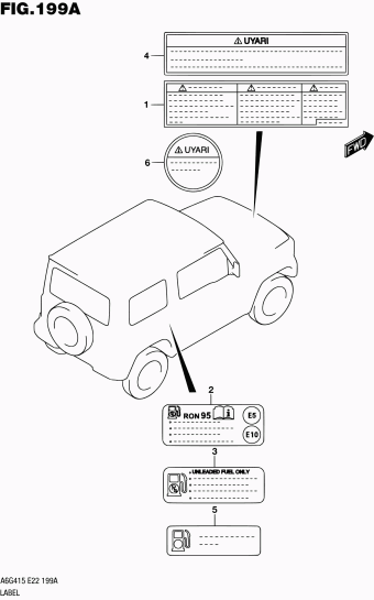 Jimny A6G415 A6G415 (E02,E22,E54)