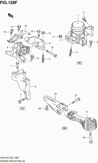 SX4/S-Cross AKK416 AKK416 (E02,E22)