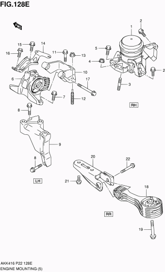 SX4/S-Cross AKK416 AKK416 (E02,E22)