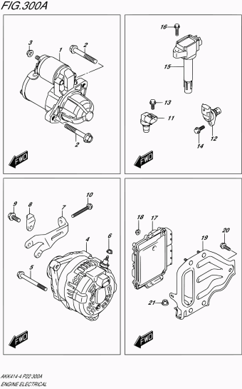 SX4/S-Cross AKK310-4 AKK310-4 (E02,E22)