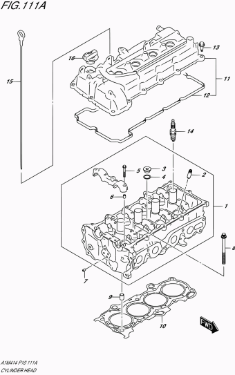Baleno/Esteem A1M414 A1M414 (E48,E85,E96)