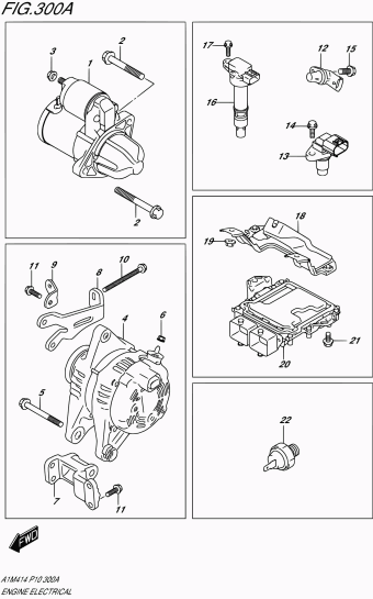 Baleno/Esteem A1M414 A1M414 (E48,E85,E96)