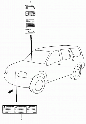 Grand Vitara XL-7 JA627 JA627W (MY 2003)