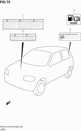 Alto - A-Star/Celerio/800/Fronte/Cultus RF410 RF410-2