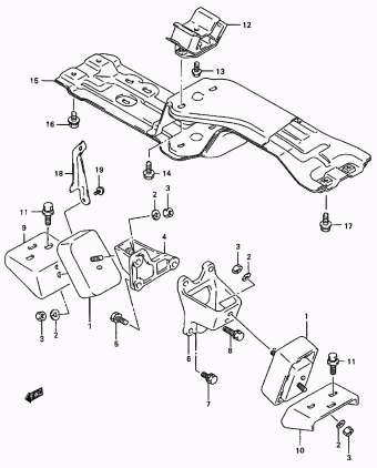 Vitara/Sidekick SE416 SE416 (E03,E28,E33,E60:MY 1996)