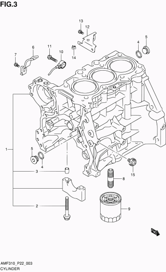 Alto - A-Star/Celerio/800/Fronte/Cultus AMF310 AMF310-3 (E02,E22)