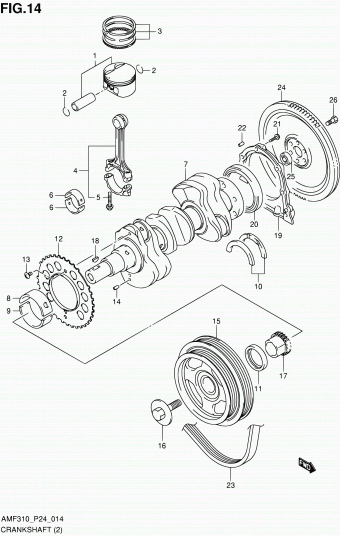 Alto - A-Star/Celerio/800/Fronte/Cultus AMF310 AMF310-2 (E43)