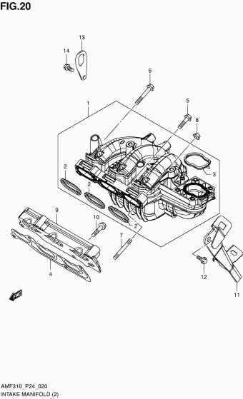 Alto - A-Star/Celerio/800/Fronte/Cultus AMF310 AMF310-2 (E10)