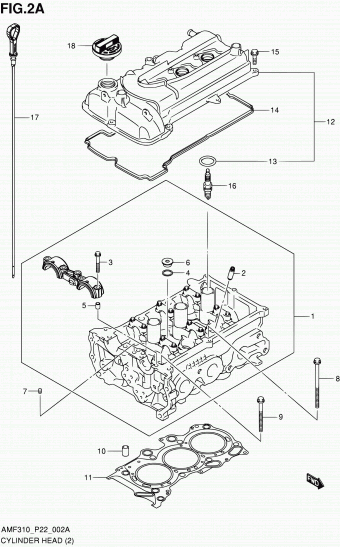 Alto - A-Star/Celerio/800/Fronte/Cultus AMF310 AMF310-3 (E02,E22)
