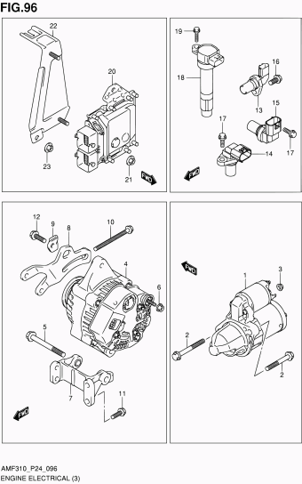 Alto - A-Star/Celerio/800/Fronte/Cultus AMF310 AMF310-2 (E43)