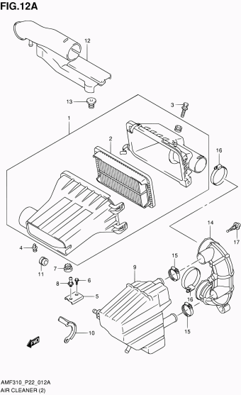 Alto - A-Star/Celerio/800/Fronte/Cultus AMF310 AMF310-3 (E02,E22)