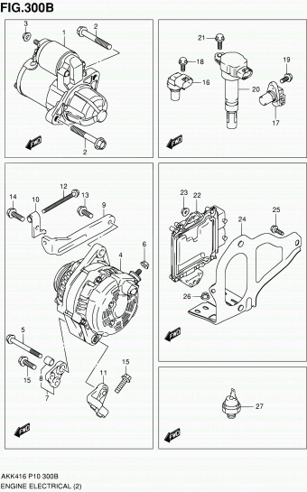 SX4/S-Cross AKK416 AKK416 (E10,E96,E48,E71,E85)