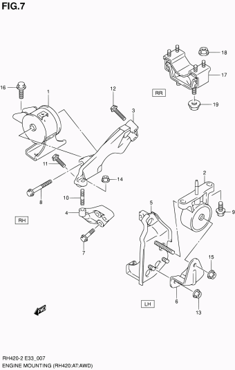 Aerio RH420 RH420-2 (E03,E28,E33:MY 2004)