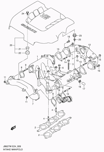 Grand Vitara JB627 JB627W-2 (E09,E10,E43,E85,E96)