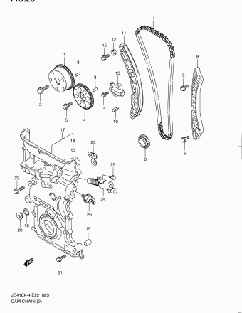 Grand Vitara JB424 JB424X-7 (E10,E48,E96)