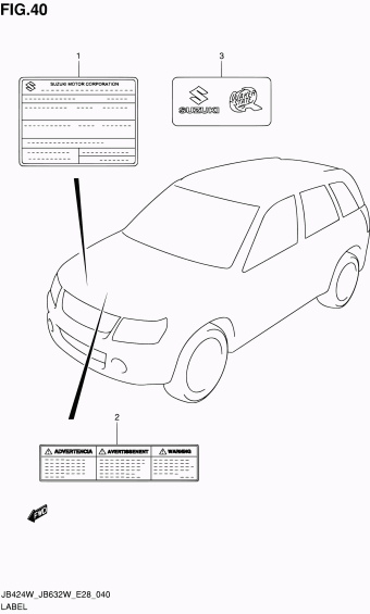 Grand Vitara JB424 JB424W (E28:MY 2012)