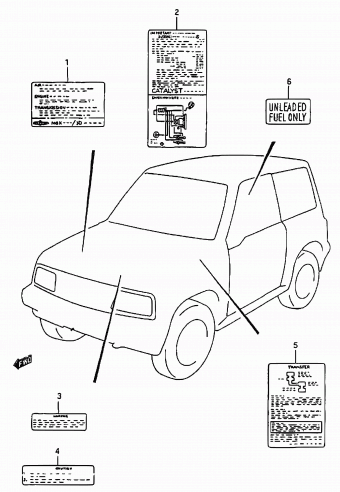 Vitara/Sidekick SE416 SE416 (E03,E33:MY 1995)