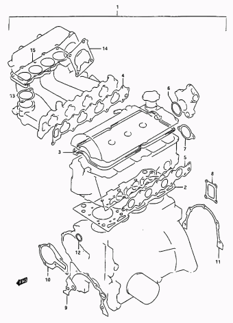 Vitara/Sidekick SE416 SE416 (E03,E33:MY 1995)