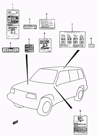 Vitara/Sidekick SV418 SV418 (MY 1996)