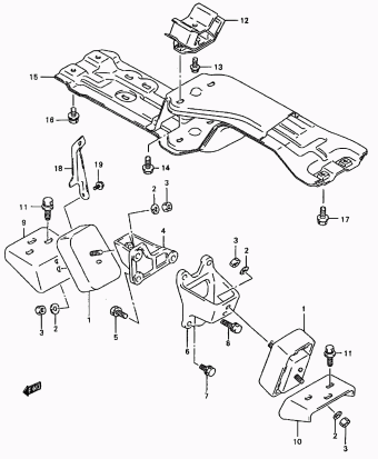 Vitara/Sidekick SE416 SE416 (E03,E28,E33,E60:MY 1996)