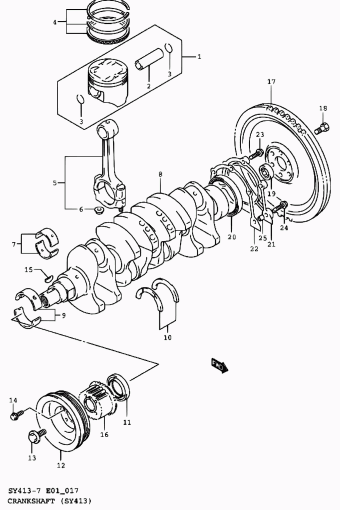 Baleno/Esteem SY413 SY413-7