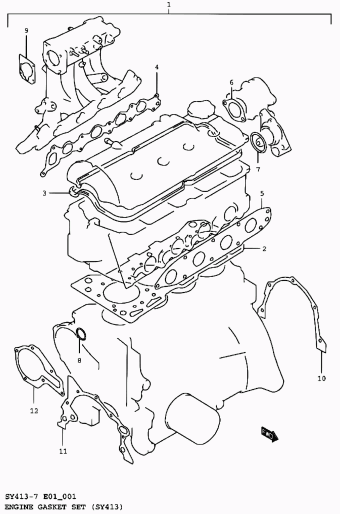 Baleno/Esteem SY413 SY413-7