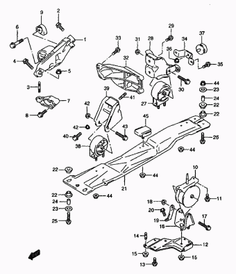 Baleno/Esteem SY418 SY418 (E03,E28,E33,E60:MY 2000)